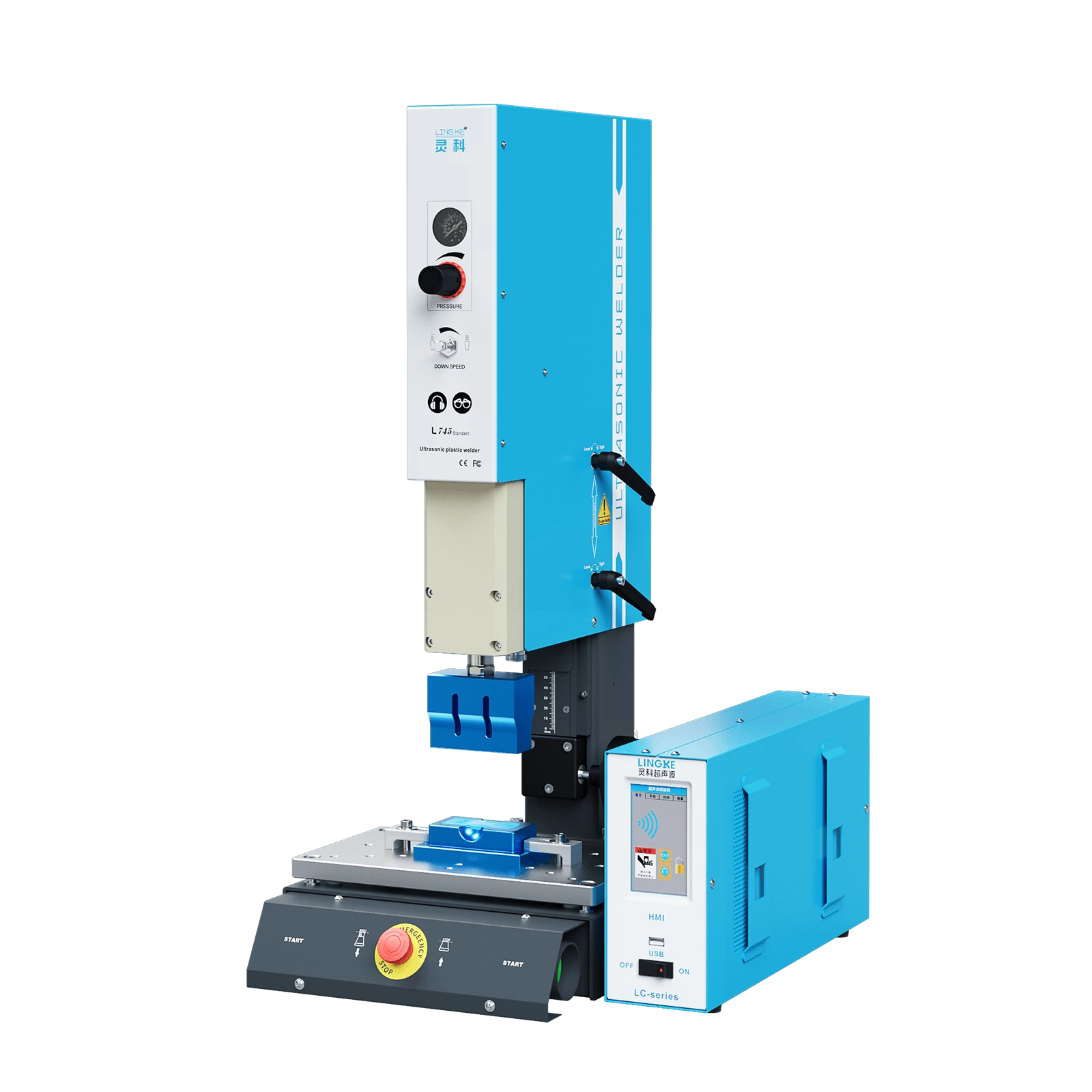 Lingke Ultrasonic Plastic Welding Machine L745 ES 40kHz 1200W