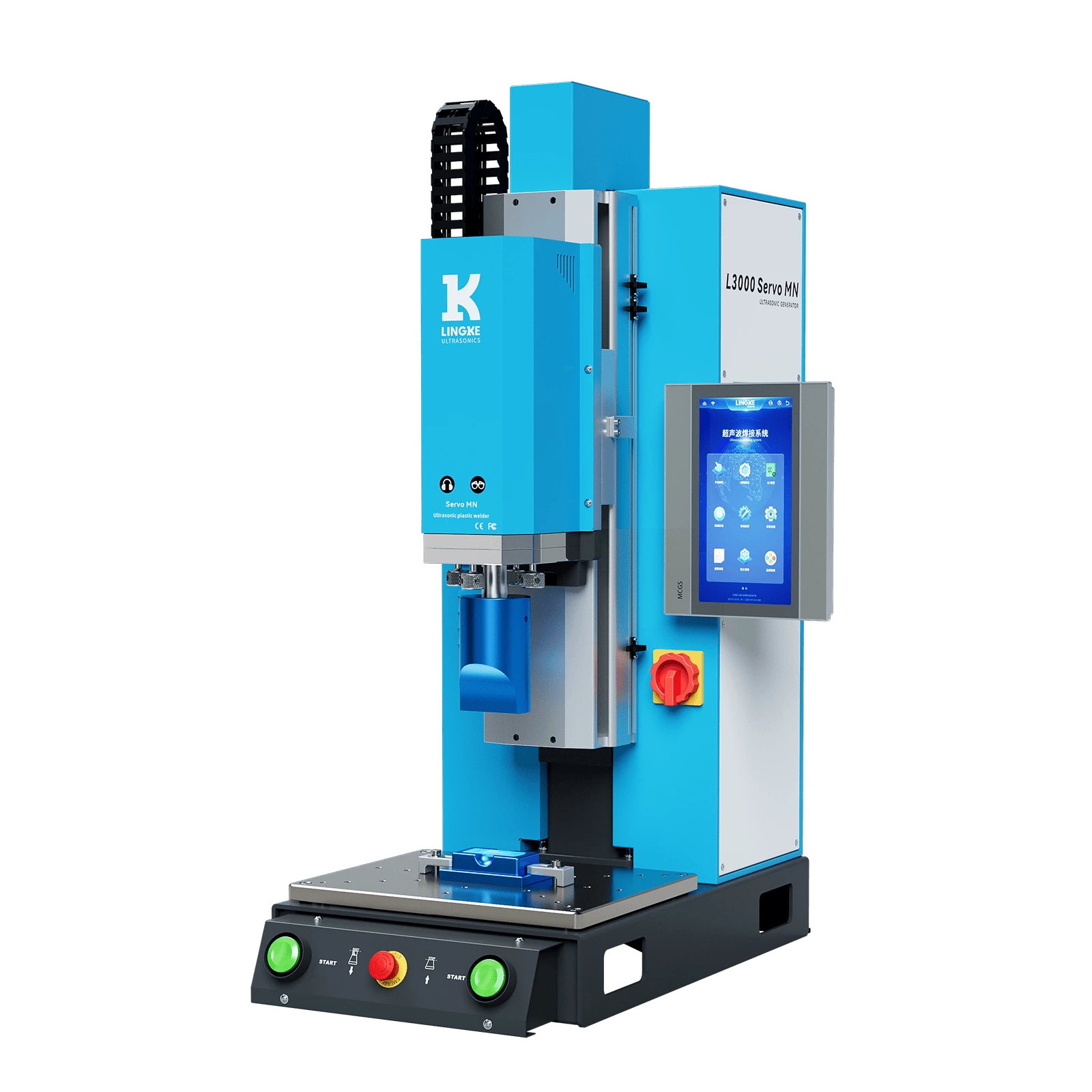Lingke Servo Ultrasonic Plastic Welding Machine L3000 Servo MN 20kHz 3200W