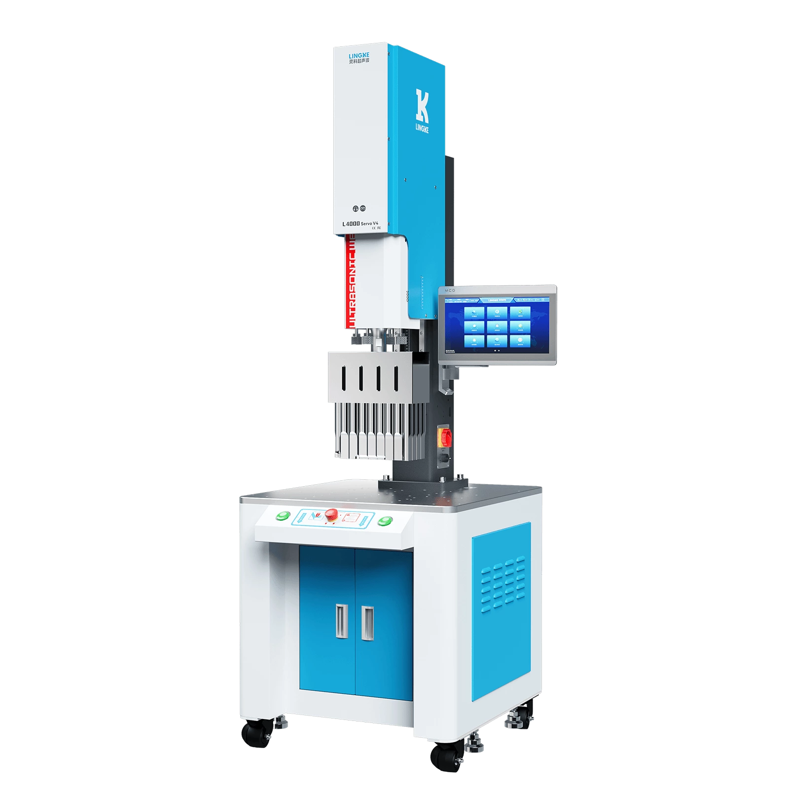 Lingke Servo Ultrasonic Plastic Welding Machine L4000 Servo 15kHz 4200W