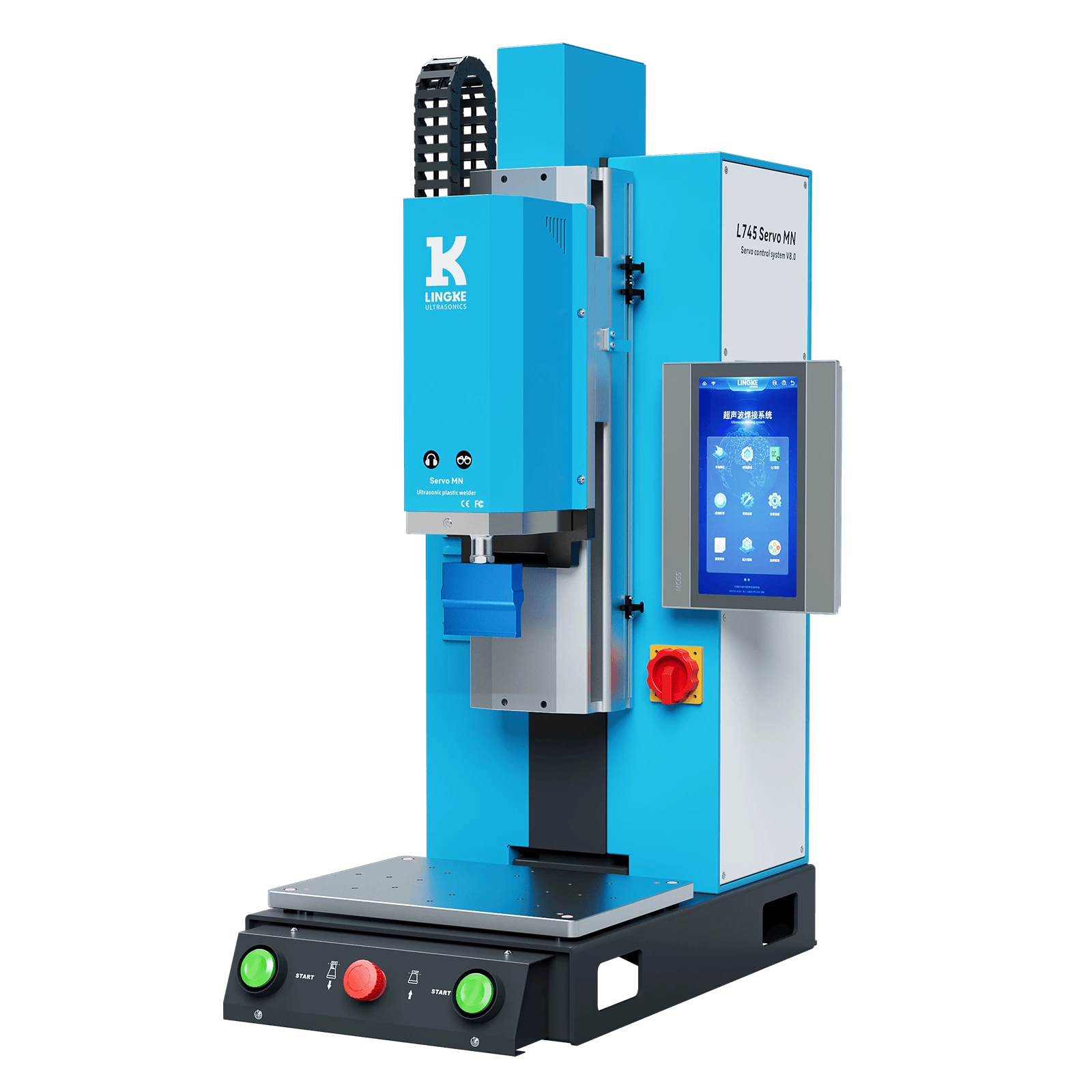 Lingke Servo Ultrasonic Plastic Welding Machine L745 Servo MN 35kHz 1200W